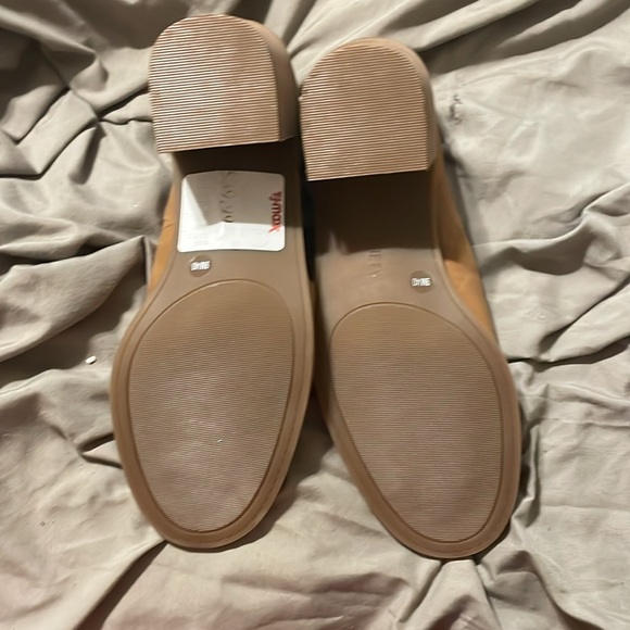 New with tags brown leather chunky heel sole society size 9 - Picture 3 of 3